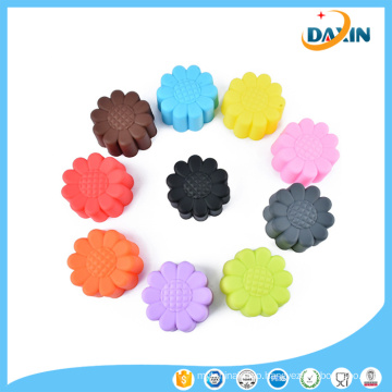 Wholesale Cheap Price Sunflower Shape Food-Grade Silicone Cup Cake Mold